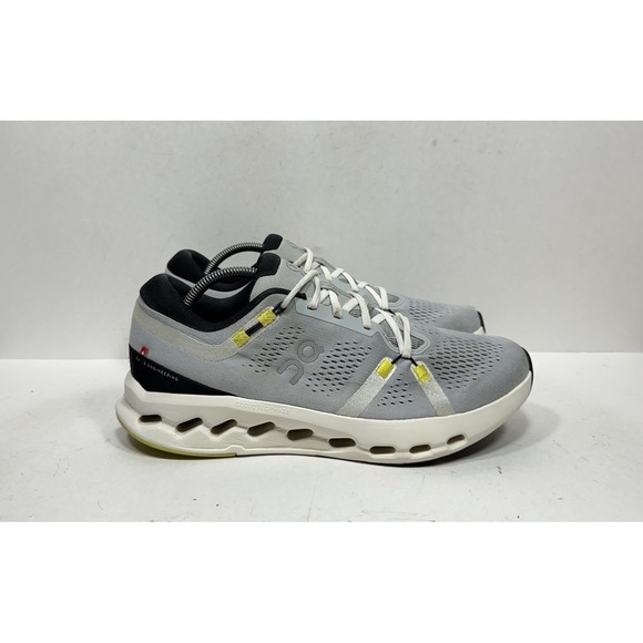 On Cloudsurfer 2 Mens Sz 10.5 Gray Sneakers Running Athletic Glacier Ivory Shoes